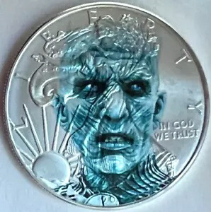 ゲーム・オブ・スローンズ ナイトキング - アメリカン シルバー イーグル 1オンス.999銀貨画像