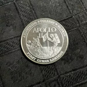 1969 年 フランクリンミント NASA アポロ 11 号プロジェクト アームストロング コリンズ アルドリン 925 プルーフ画像