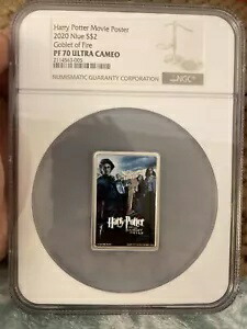 2020 ハリー・ポッターと炎のゴブレット ポスターコイン - NGC PF70画像