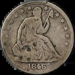 1846-O シーテッド ハーフダラー RP6 WB-13 ミディアム デイト PCGS G04 ナイス ストライク｜WORLD RESOURCE【KING店】 87,725円