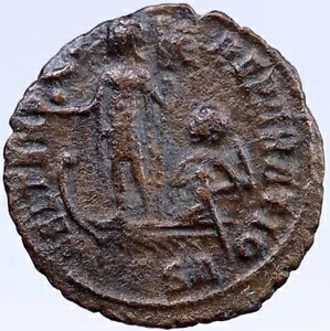 CONSTANS 本物の古代ガレー船クリスチャン CHI-RHO ローマコイン i118589｜WORLD RESOURCE【KING店】