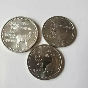 楽天市場】送料無料☆記念硬貨☆【銀貨】長野オリンピック記念