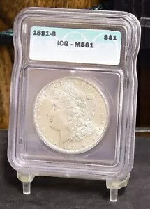 1891-S モルガン ドル - ICG MS61 (#54241-L)｜WORLD RESOURCE【KING店】