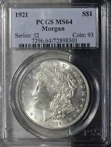 1921 モーガン シルバー ダラー VAM 3b2 MS64 PCGS ~ ピット & クラッシュ レブ ダイ ~ ホット 50｜WORLD RESOURCE【KING店】