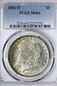 BU 1884-O モーガン シルバー ダラー PCGS MS64 トーン表面 WCKR｜WORLD RESOURCE【KING店】