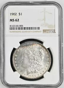 1902 モーガン シルバー $1 NGC MS 62 8143145-005｜WORLD RESOURCE【KING店】