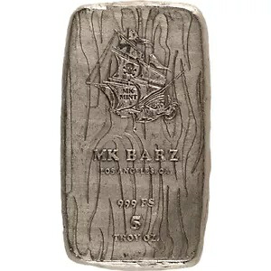 5 オンス MK バーズ スウォッシュ バックラー シルバー バー (新品)｜WORLD RESOURCE【KING店】