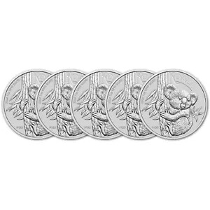 2024 P オーストラリア シルバー コアラ 1 オンス $1 - BU - 5 5 コイン｜WORLD RESOURCE【KING店】