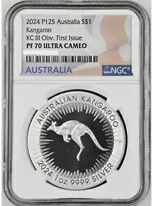 2024 オーストラリア カンガルー 初版 1 オンス シルバー コイン NGC PF 70 UCAM｜WORLD RESOURCE【KING店】