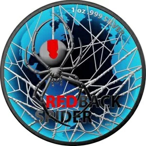 オーストラリア 2020 1USD レッドバック スパイダー ワールド 1 オンス ルテニウム銀貨｜WORLD RESOURCE【KING店】