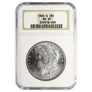 1882-S モーガン シルバー ダラー NGC MS65｜WORLD RESOURCE【KING店】