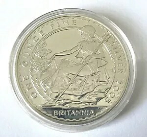 2005 シルバー ブリタニア 1OZ 1 オンス ファイン シルバー 2 ポンド コイン｜WORLD RESOURCE【KING店】
