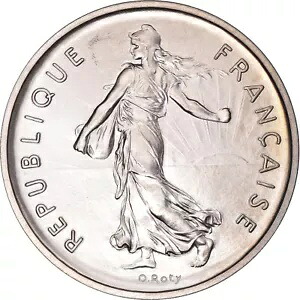 [#1044741] コイン、フランス、スムーズ、5フラン、1972年、MS、ニッケルクラッド銅ニック、ke｜WORLD RESOURCE【KING店】