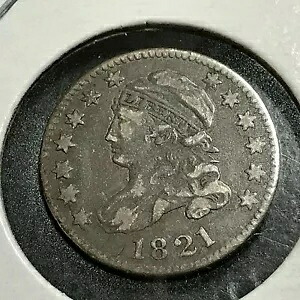 1821 バスト ダイム シルバー ベターグレード タイプ コイン｜WORLD RESOURCE【KING店】