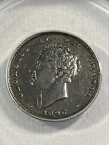 1826 年 イギリス 1 シリング銀貨 ANACS グレード XF 40｜WORLD RESOURCE【KING店】