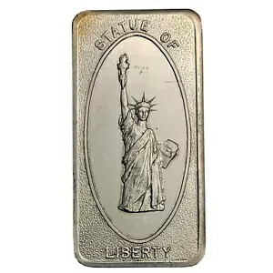 パトリックミント サンフランシスコ CA 自由の女神像 1オンス 999 ファインシルバー アートバー TypeA