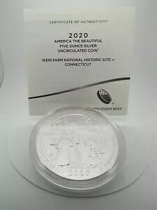 2020-P 光沢のあるシルバー ATB ウィアー ファーム国立史跡、ボックス、COA｜WORLD RESOURCE【KING店】