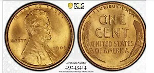 1909 VDB リンカーン セント RD PCGS MS-65 !とても素敵なコイン!|WORLD RESOURCE【KING店】