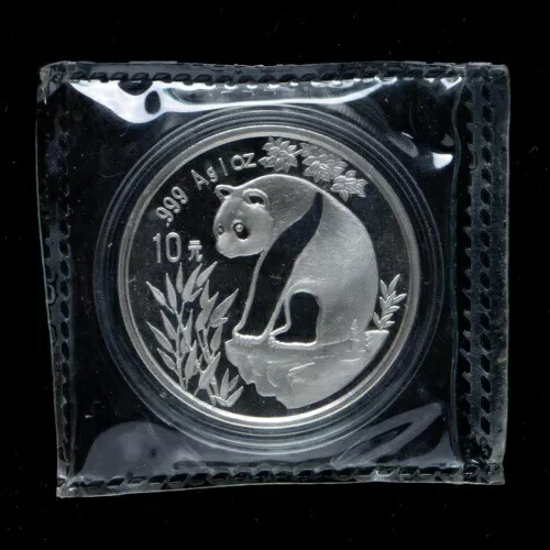 中国 パンダ 1oz 銀貨 2003年 楽天市場】中華人民共和国 10元 パンダ銀貨（2003年）1OZ ケース入り