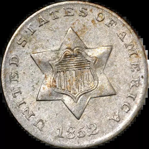 1852 スリー (3) セント シルバー - Executive Coin Company からのお買い得品を選択