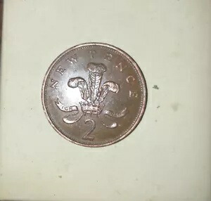 楽天市場】1971 年の新 2 ペンス硬貨。女王エリザベス2世、これは希少