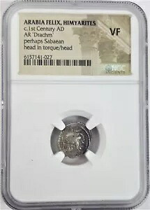 アラビア フェリックス、ヒムヤレス 1 世紀コイン (NGC スラブ、VF コンディション)｜WORLD RESOURCE【KING店】