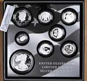 2020 S US Mint 限定版 シルバー プルーフ セット - 8 コイン - OGP｜WORLD RESOURCE【KING店】