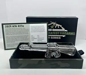 史上最高の銃器コイン シリーズ M16 ライフル 2oz シルバー｜WORLD RESOURCE【KING店】