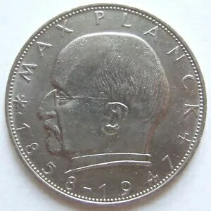 コイン BRD マックス プランク 2 ドイツ マルク 1959 D 未流通|WORLD RESOURCE【KING店】