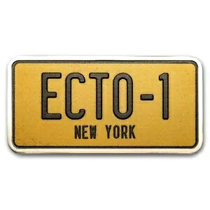 2024 ニウエ 2 オンス シルバー $5 ゴーストバスターズ Ecto-1 ナンバー プレート コイン｜WORLD RESOURCE【KING店】