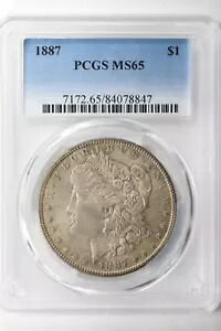 1887 モーガン シルバー ダラー PCGS MS65 $1