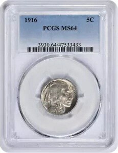 1916-P バッファロー ニッケル MS64 PCGS 101,035円