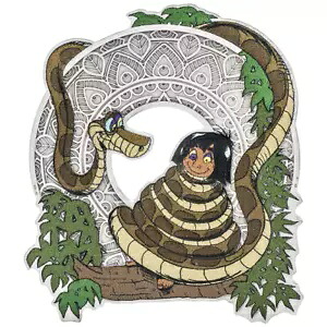 1オンス ニウエ銀貨 ディズニー - ジャングル・ブック - Kaa Lunar 2025 AF-画像