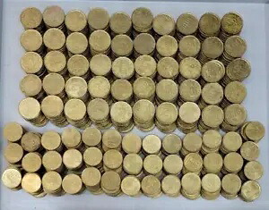 ユーロ、額面通貨ユーロ 180 ユーロ、すべて 20 ユーロ セント硬貨、900 枚|WORLD RESOURCE【KING店】