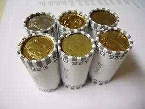 6x 未検索流通小ドルコインロール ($150) 大統領、S.B.A サカ