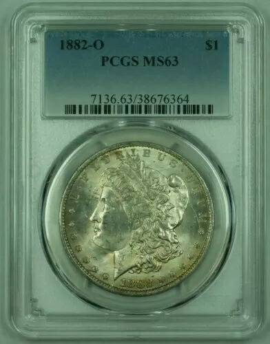 1882-O モーガン シルバー ダラー S$1 PCGS MS-63 ライトトーン VAM-17(a?) *R-4.5*(26)｜WORLD RESOURCE【KING店】 102,245円