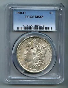 1900 O モーガン シルバー ダラー PCGS MS 65