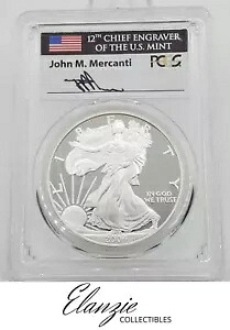2004-W プルーフ アメリカン シルバー イーグル メルカンティ 署名入り PCGS PR70 DCAM｜WORLD RESOURCE【KING店】