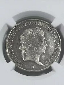 1842-B ハンガリー 20 クライツァル銀貨 グレード AU 53 by NGC｜WORLD RESOURCE【KING店】