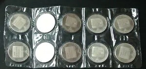 10 シールフォード コンシューマー ファイナンス シルバータウン 1 トロイオンス .999 ファイン シルバー アート ラウンド|WORLD RESOURCE【KING店】