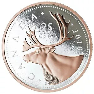 Twenty Five Cent Big Coin シリーズ - 2018 カナダ純銀コイン RCM