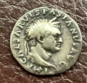 ***古代シルバー ローマ デナリウス ウェスパシアヌス 紀元 1 世紀 ニース コイン 無料ポスト***