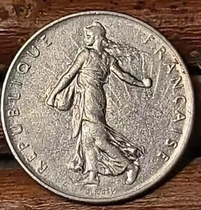 楽天市場】フランス銀貨 5フラン 種蒔くマリアンヌ 大地の恵み 年代