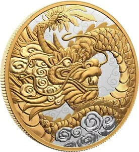 2023 カナダ 天龍 5 オンス シルバー プルーフ コイン|WORLD RESOURCE【KING店】