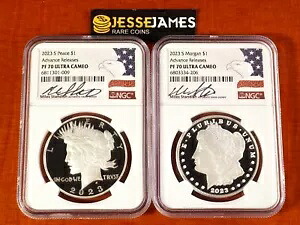 2023 $1 S プルーフ シルバー ピース & モーガン NGC PF70 アドバンスがマイル スタンダードをリリース