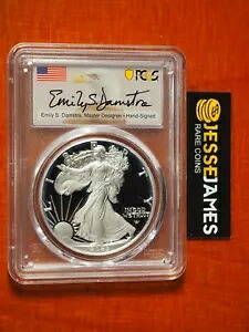 2023 W プルーフ シルバー イーグル PCGS PR70 DCAM アドバンス リリース エミリー ダムストラ サイン入り 197,450円