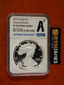 2023 S プルーフ シルバー イーグル NGC PF70 ウルトラ カメオ アドバンスが「A」ラベルをリリース