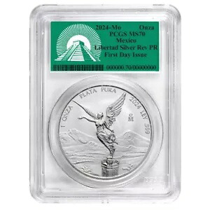 2024 メキシコ 1 オンス シルバー リベルタ リバース プルーフ PR-70 PCGS (FDI)｜WORLD RESOURCE【KING店】