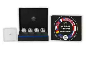 D-Day 80 周年記念 4 シルバー プルーフ コイン コレクション セット - 限定 300｜WORLD RESOURCE【KING店】
