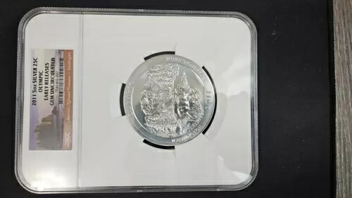 2011 オリンピック 5 オンス NGC ジェム未流通初期リリース シルバー コイン ブラウン ラベル｜WORLD RESOURCE【KING店】